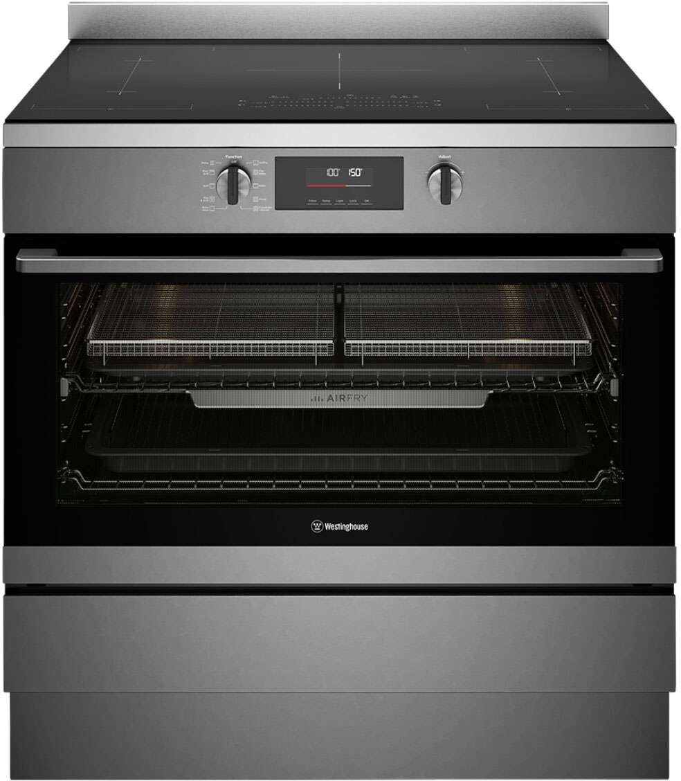 Westinghouse 90cm 125L Induction Pyrolytic Freestanding Oven/Stove WFEP9757DD