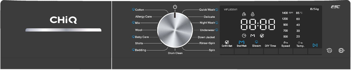 CHiQ 8.5Kg Front load Washing Machine WFL85SW1 | Greater Sydney Only