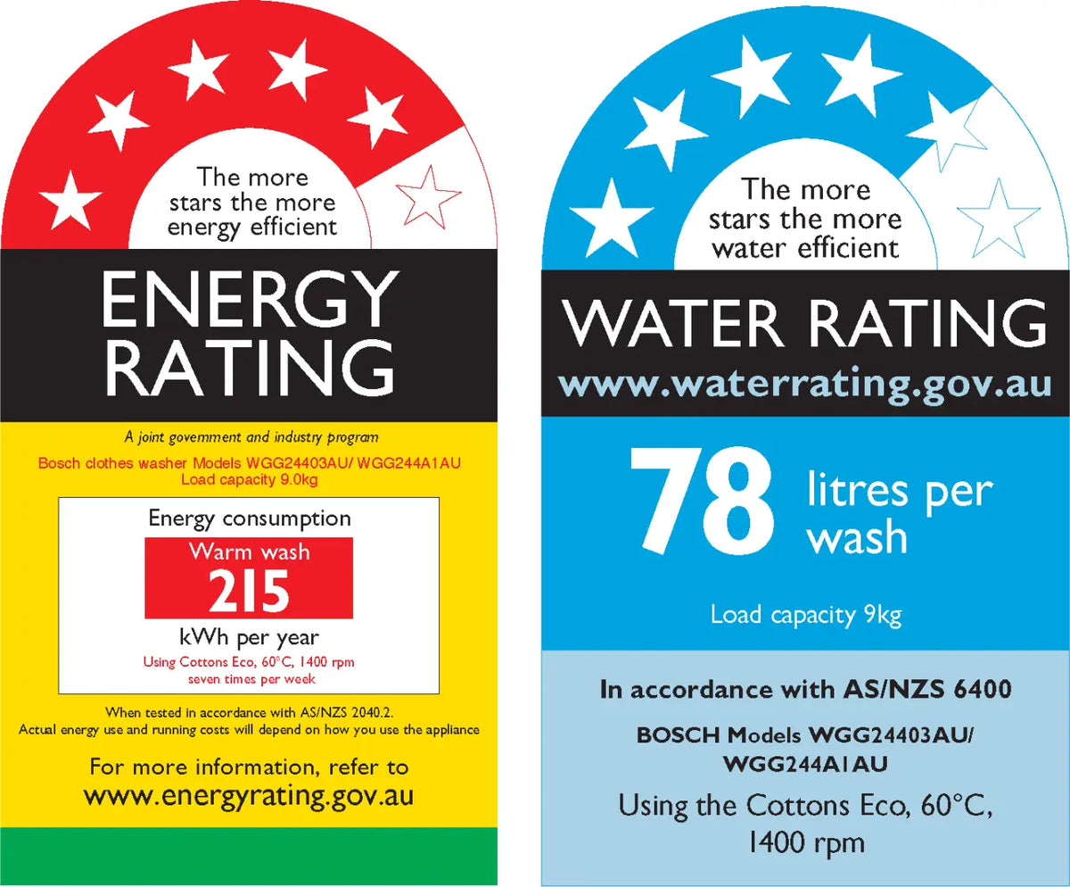 Bosch Series 8 9kg Front Load Washer WGG24403AU | Greater Sydney Only
