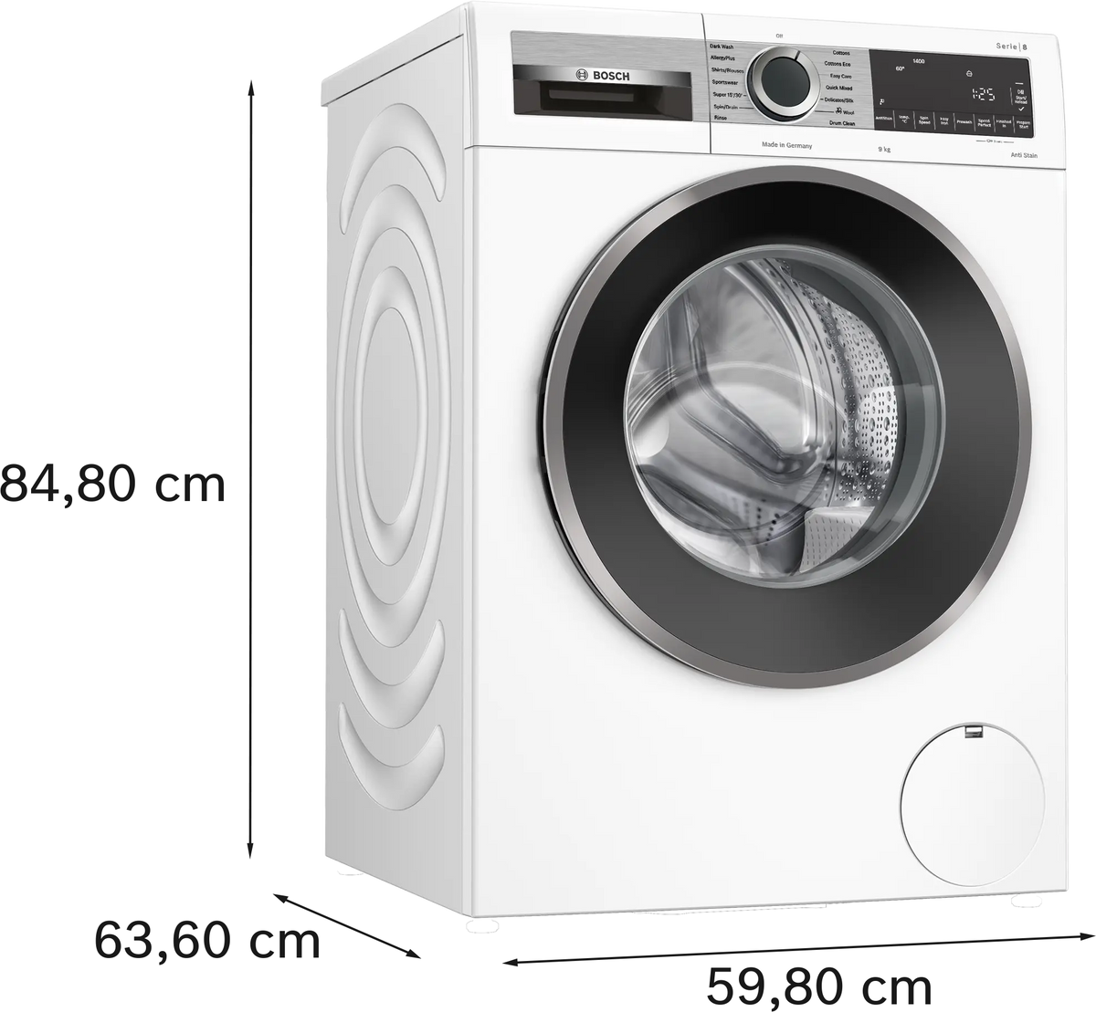 Bosch Series 8 9kg Front Load Washer WGG24403AU | Greater Sydney Only