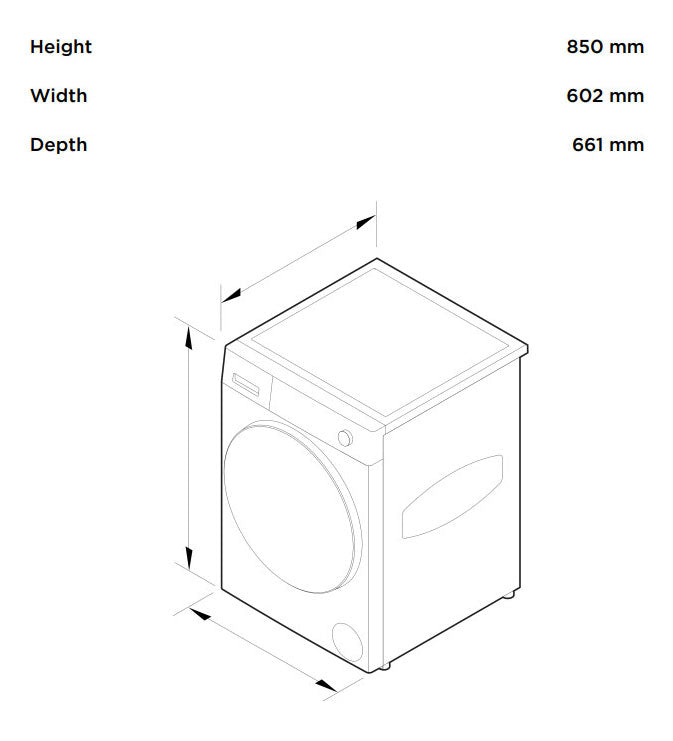 Fisher & Paykel 10kg Front Load Washing Machine WH1060DG5 | Greater Sydney Only