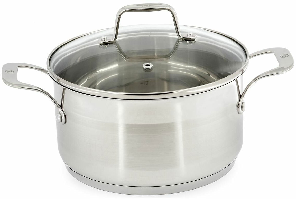 Westinghouse 5 Piece Pot and Pan Set Stainless Steel WH5P02SS