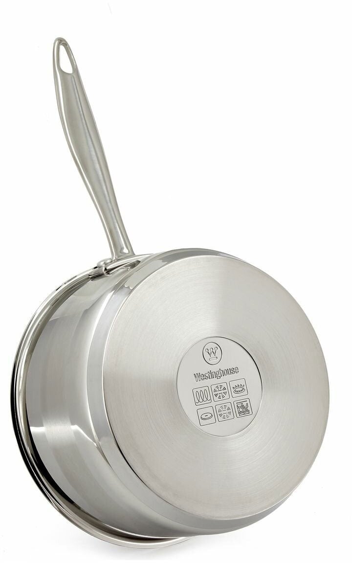 Westinghouse 5 Piece Pot and Pan Set Stainless Steel WH5P02SS