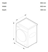 Fisher & Paykel 8kg Front Load Washing Machine WH8060J5 | Greater Sydney Only