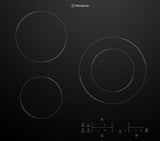 Westinghouse 60cm 3 Zone Black Ceramic Glass Electric Cooktop WHC633BE