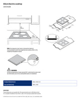 Westinghouse 60cm Black Ceramic Glass Electric Cooktop WHC642BE