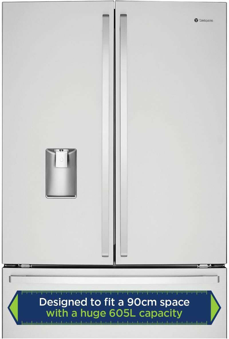 Westinghouse 565L French Door Refrigerator WHE6060SB | Greater Sydney Only