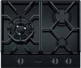 Westinghouse 60cm 3 Burner Black Ceramic Glass Gas Cooktop WHG639BD