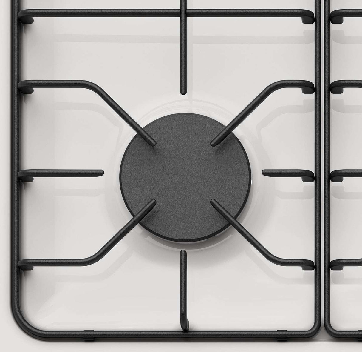 Westinghouse 60cm White Enamel Gas Cooktop WHG640WC