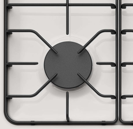 Westinghouse 60cm White Enamel Gas Cooktop WHG640WC