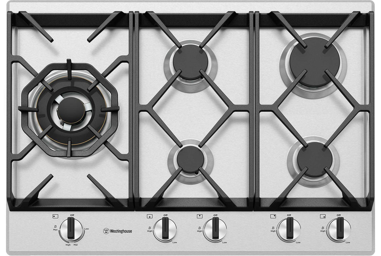 Westinghouse 75cm Gas Cooktop WHG758SC