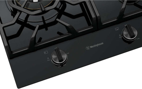 Westinghouse 90cm 5 Burner Black Ceramic Glass Gas Cooktop WHG959BD