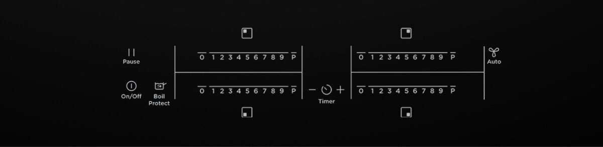 Westinghouse 70cm Black Ceramic Glass Induction Cooktop WHI743BD