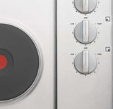 Westinghouse 60cm Solid Element Stainless Steel Electric Cooktop WHS642SC