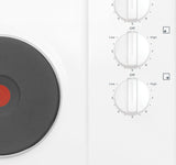 Westinghouse 60cm Solid Element White Enamel Electric Cooktop WHS642WC