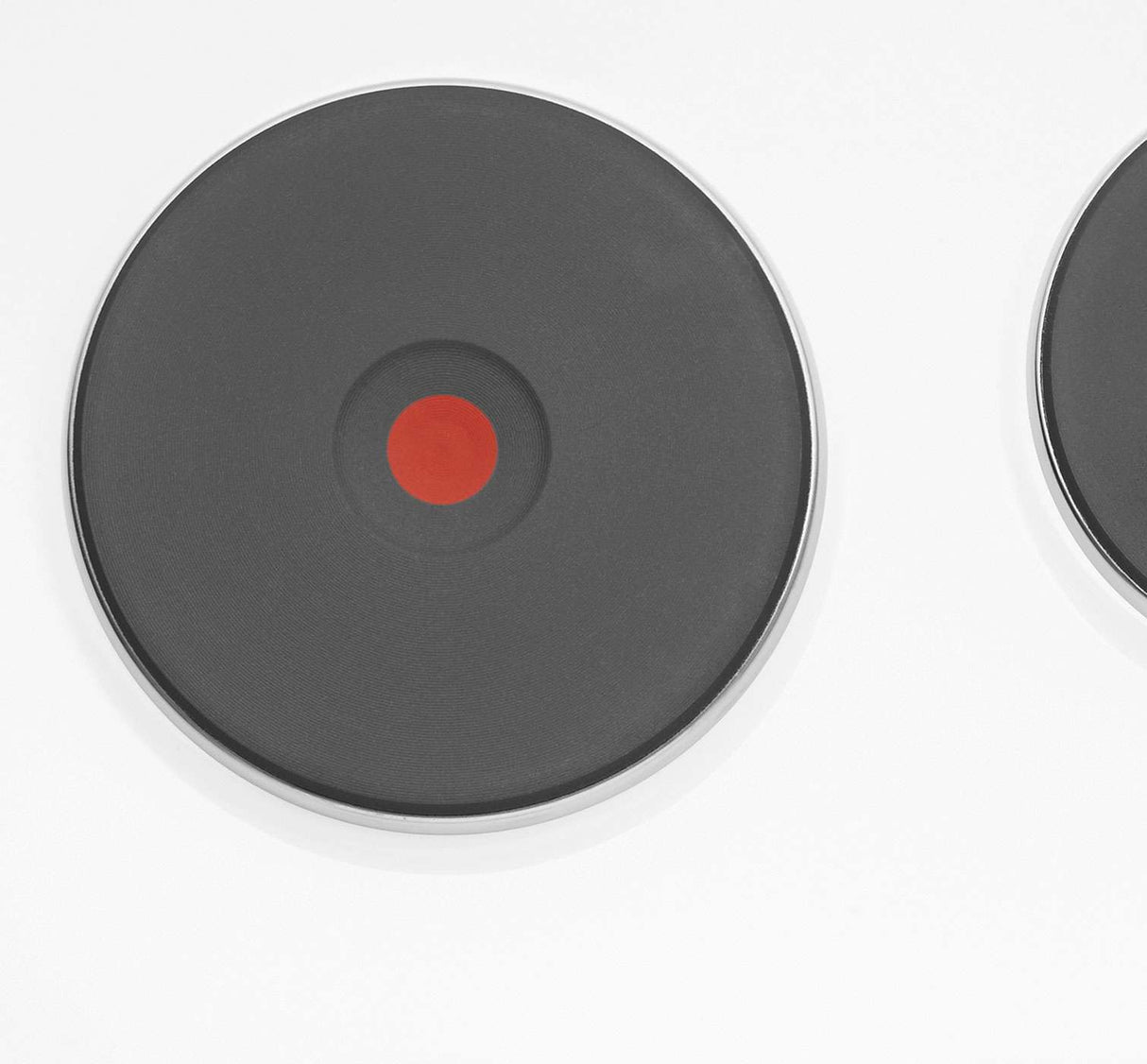 Westinghouse 60cm Solid Element White Enamel Electric Cooktop WHS642WC