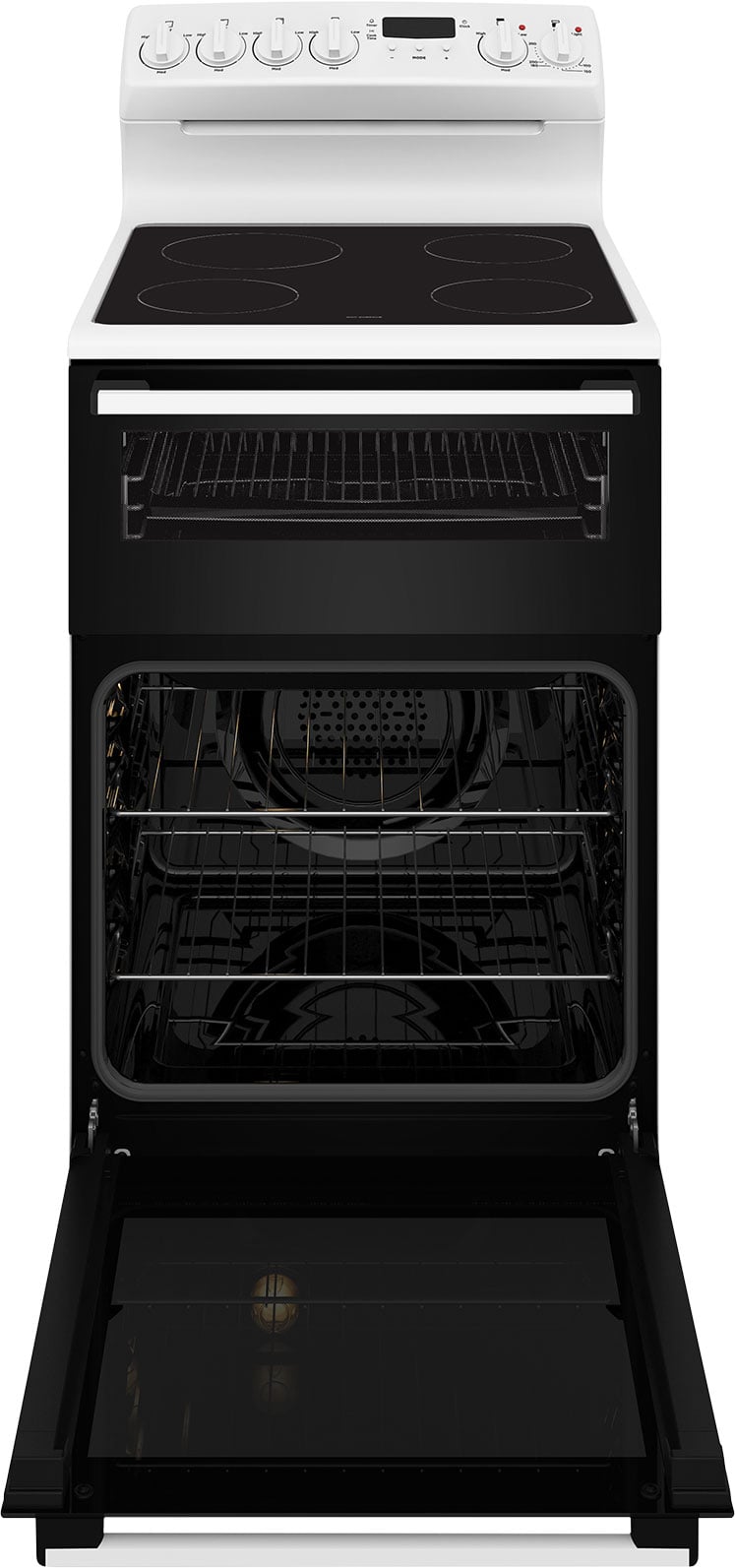 Westinghouse 54cm 80L Electric Freestanding Oven/Stove White WLE543WCB