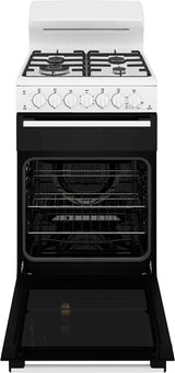 Westinghouse 54cm 80L Gas Freestanding Oven/Stove White WLG512WCH