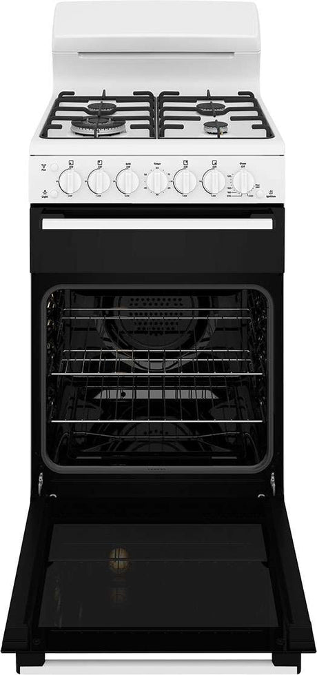 Westinghouse 54cm 80L Gas Freestanding Oven/Stove White WLG512WCH