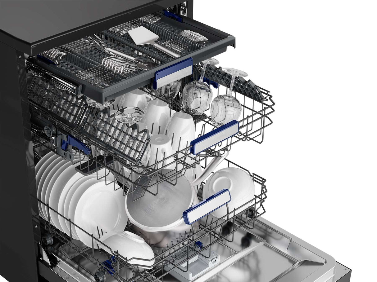 Westinghouse 60cm Freestanding Dishwasher Dark Stainless Steel WSF6606KXC