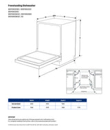 Westinghouse 60cm Freestanding Dishwasher Stainless Steel WSF6606XC