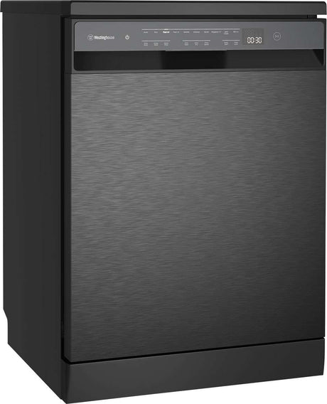 Westinghouse 60cm Freestanding Dishwasher Dark Stainless Steel WSF6608KXC