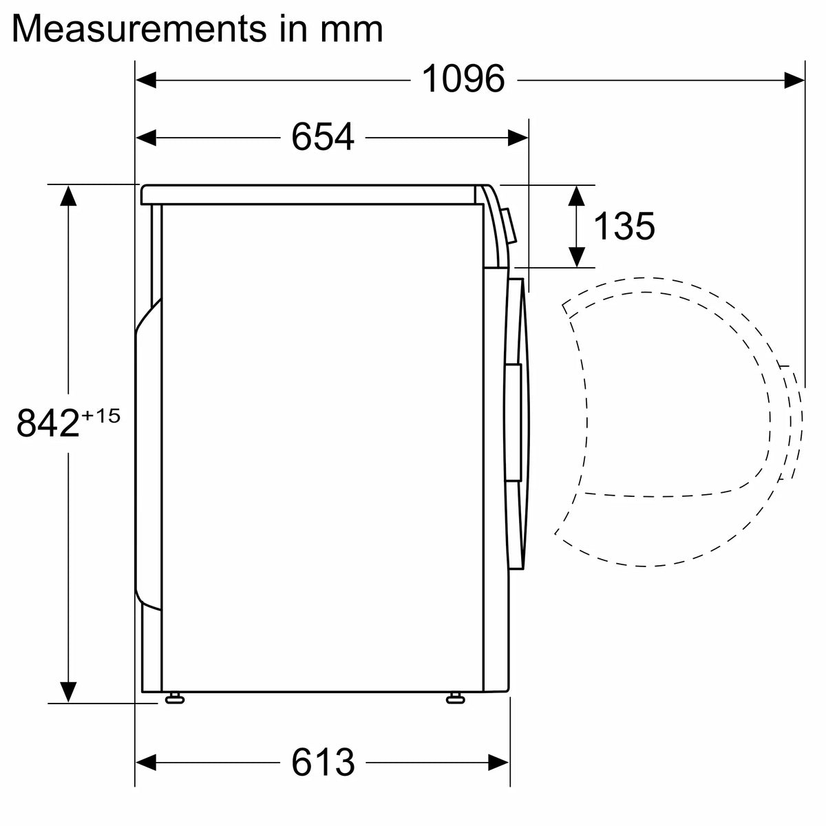 Bosch Series 4 8kg Heat Pump Dryer WTH83002AU | Greater Sydney Only