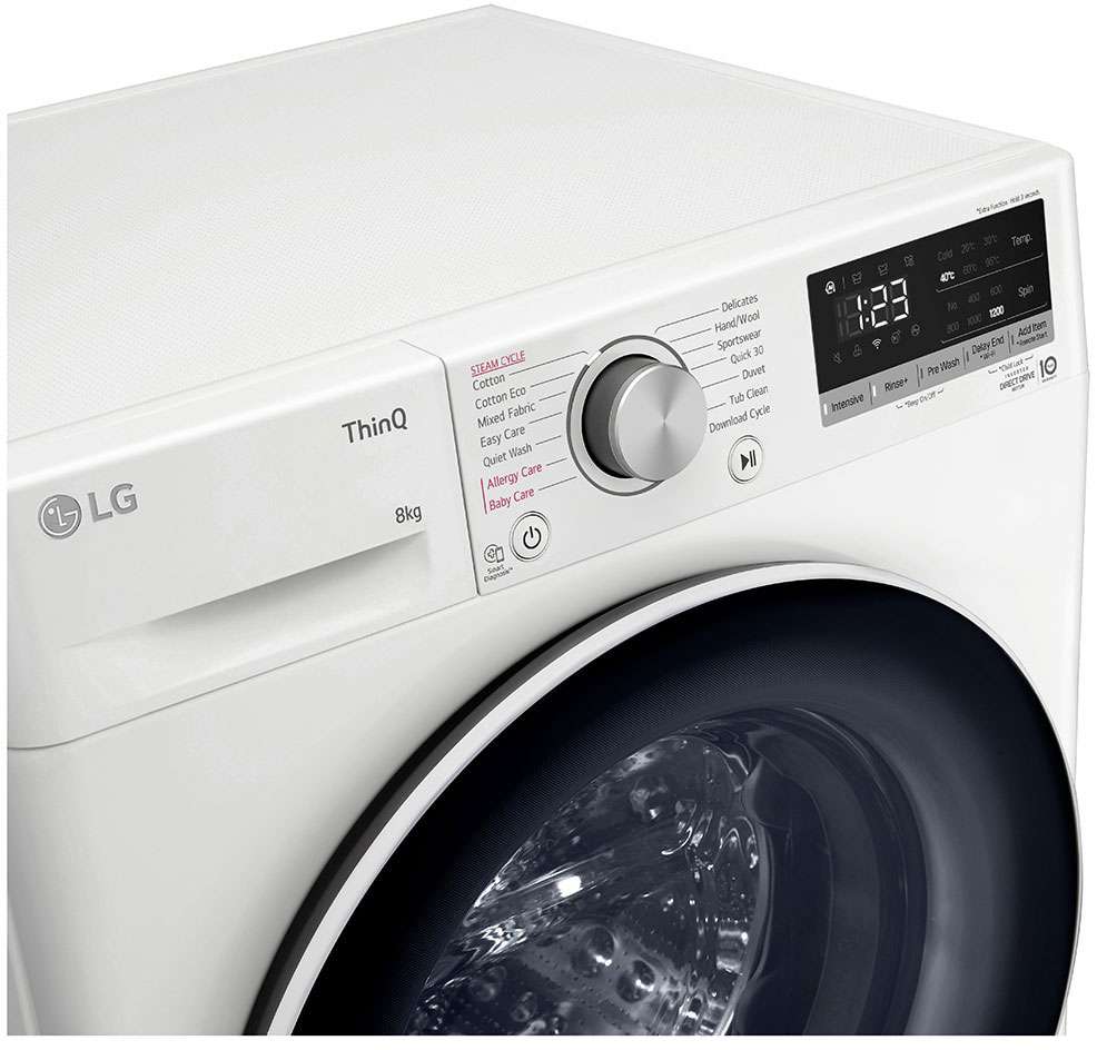 LG 8kg Series 5 Front Load Washing Machine WV5-1208W | Greater Sydney Only