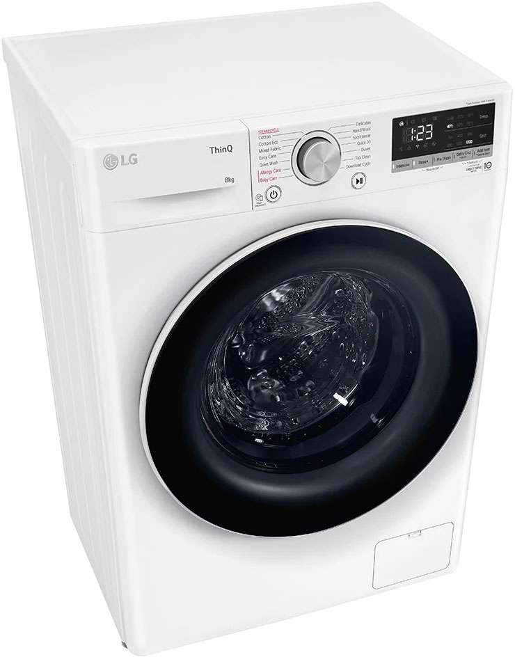 LG 8kg Series 5 Front Load Washing Machine WV5-1208W | Greater Sydney Only