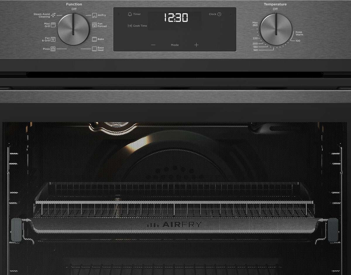 Westinghouse 60cm Multifunction Oven with AirFry Dark Stainless Steel WVE6516DD