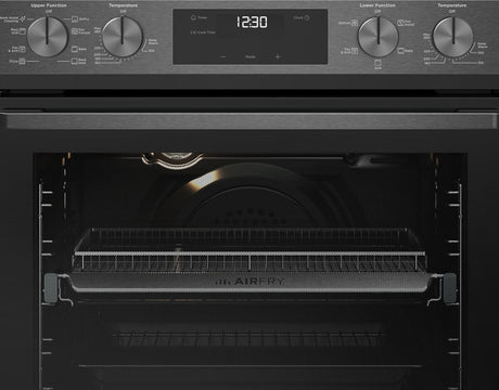 Westinghouse 60cm Multifunction Double Oven Dark Stainless Steel WVE6526DD
