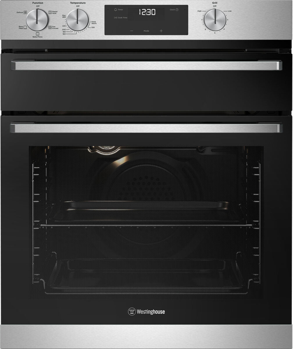 Westinghouse 60cm Multifunction Electric Built-In Wall Oven & Grill WVE6555SD