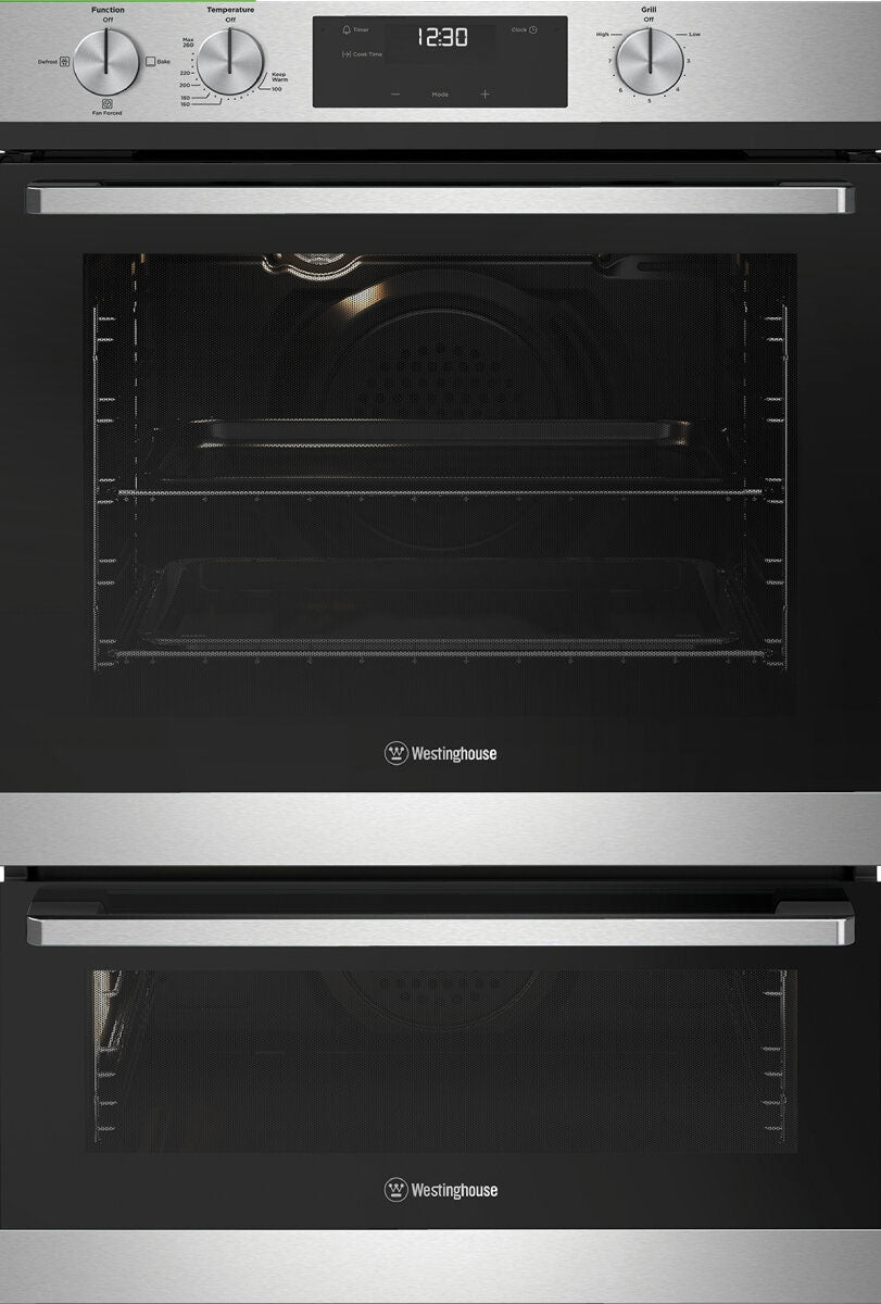 Westinghouse 60cm 80L Multifunction Gas Oven with Separate Grill WVG6565SD
