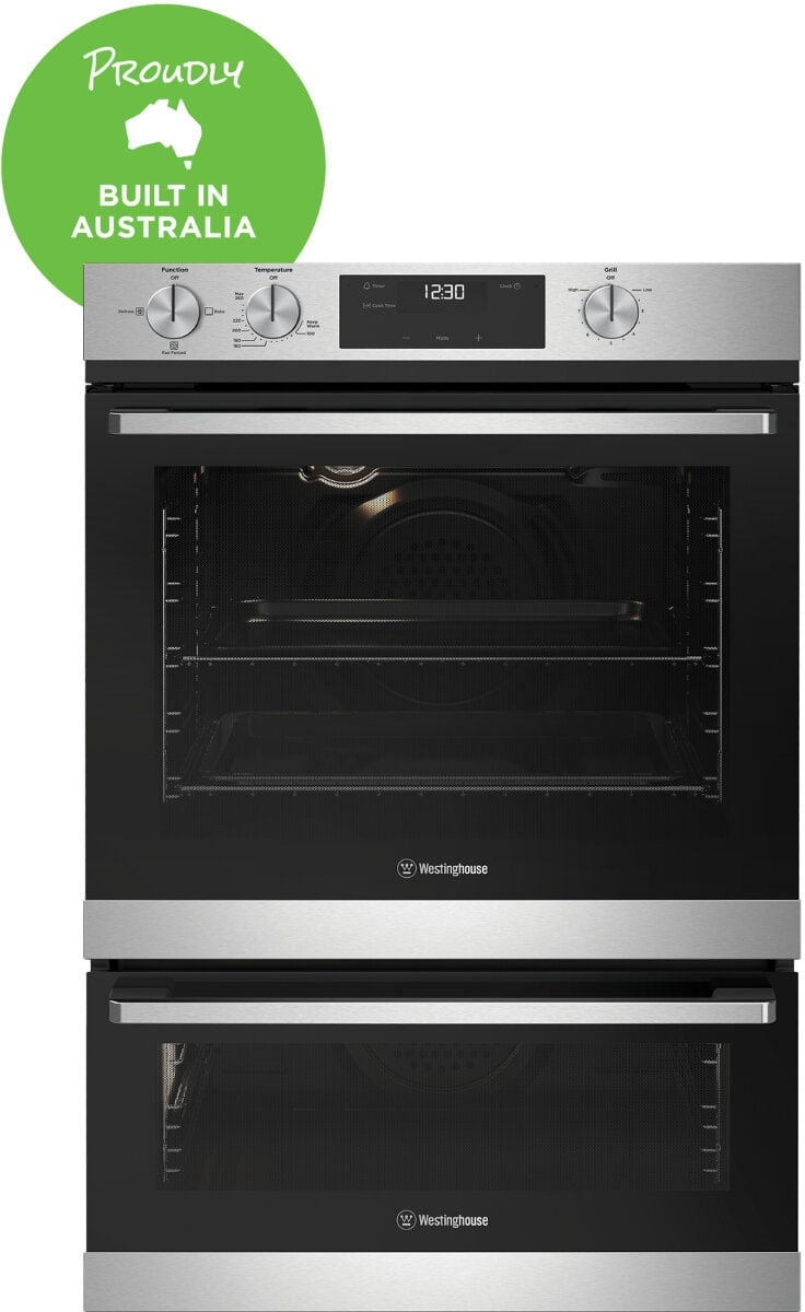 Westinghouse 60cm 80L Multifunction Gas Oven with Separate Grill WVG6565SD