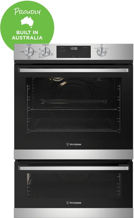 Westinghouse 60cm 80L Multifunction Gas Oven with Separate Grill WVG6565SD