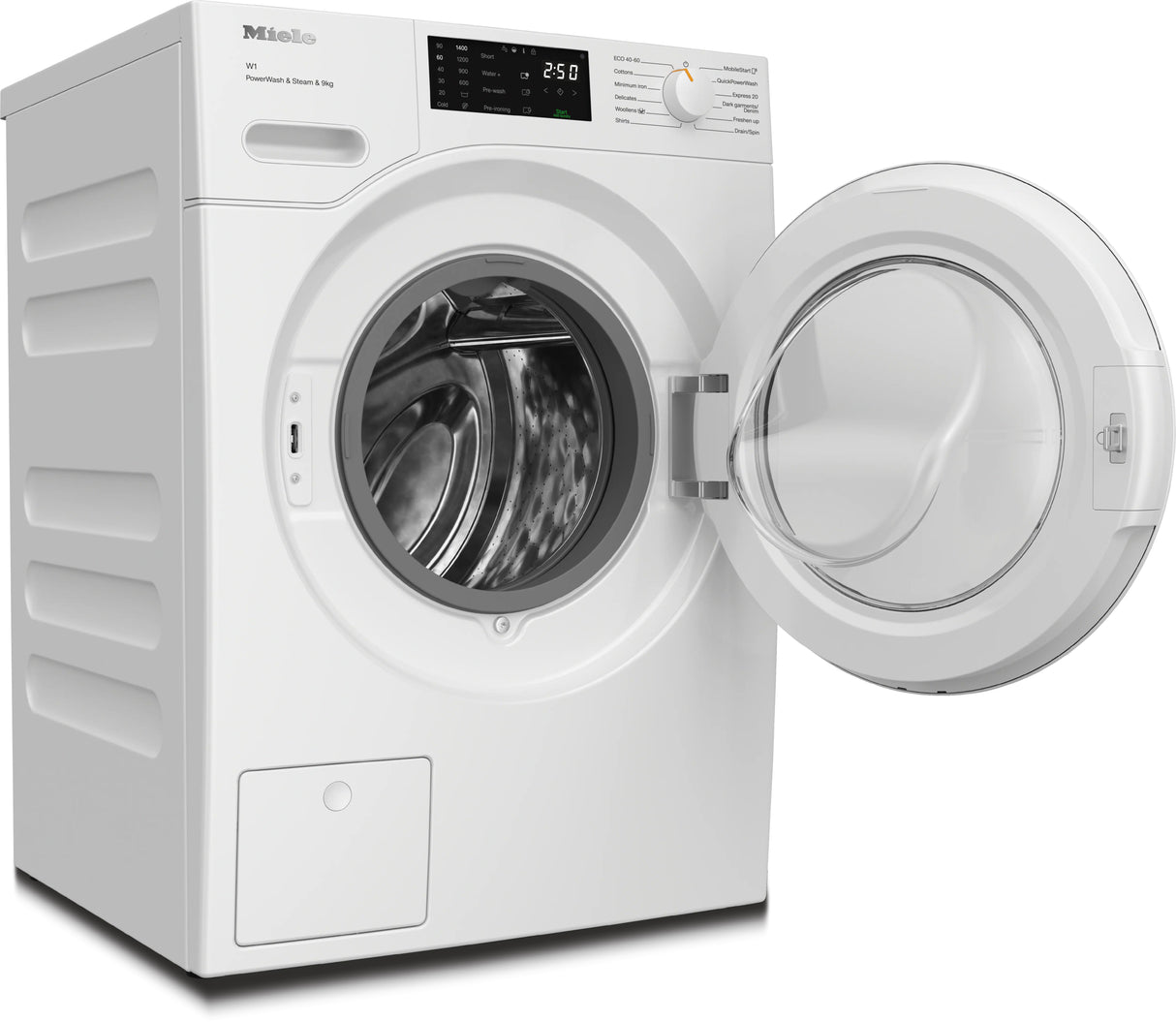 Miele W1 Series 9kg Front Load Washing Machine with SteamCare WWD380WCS