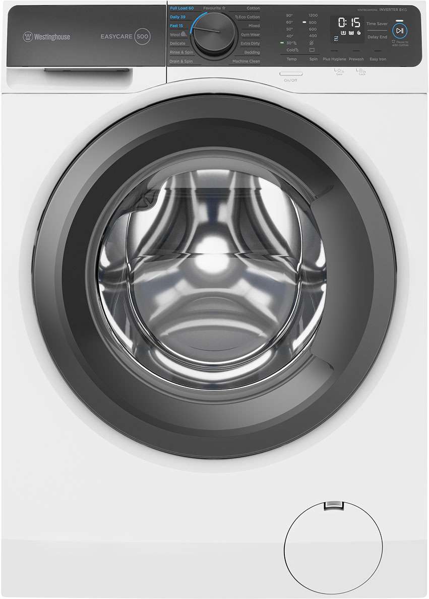 Westinghouse 8kg Front Load Washing Machine WWF8024M5WA | Greater Sydney Only