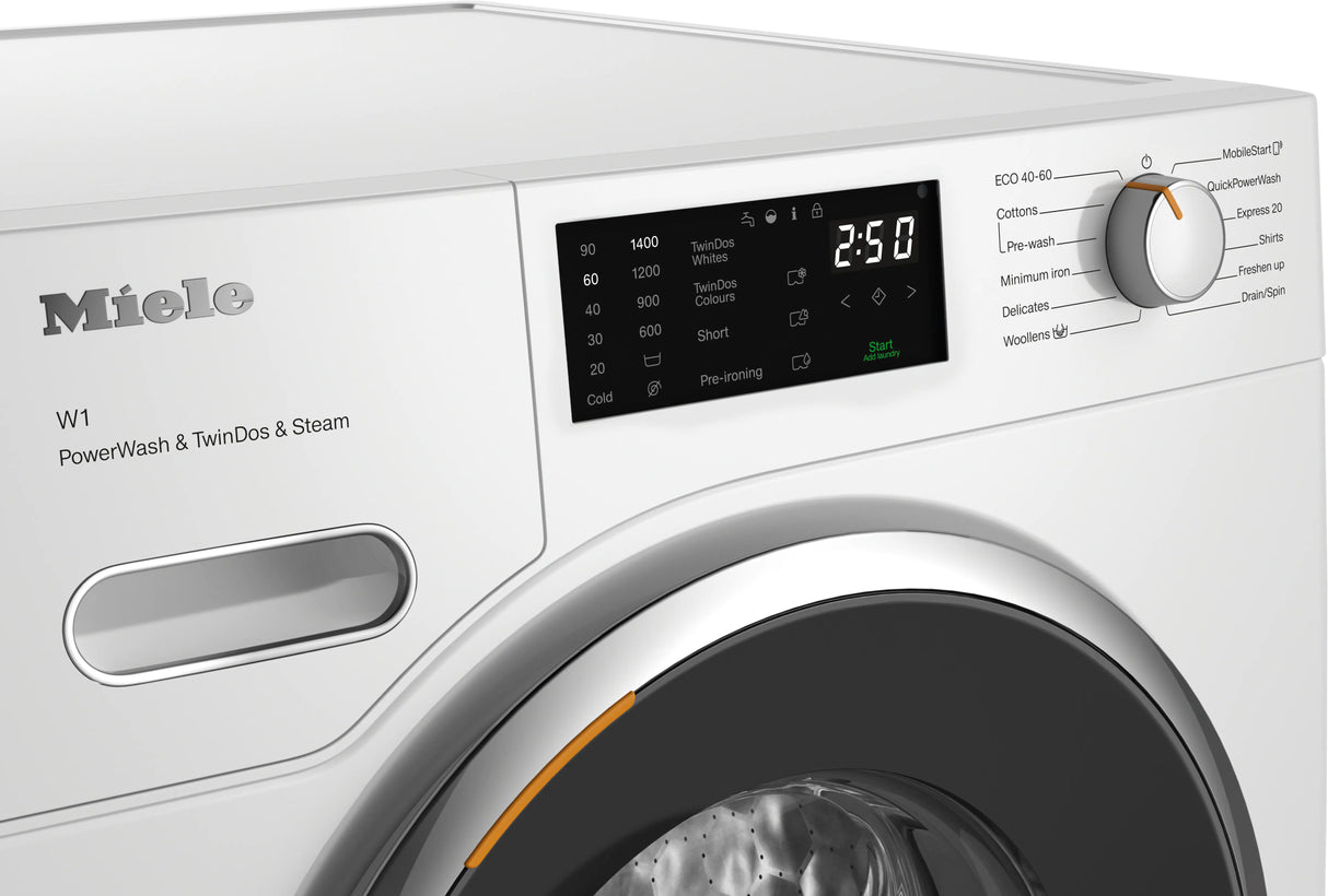 Miele W1 Series 9kg Front Load Washing Machine with TwinDos WWG880WCS