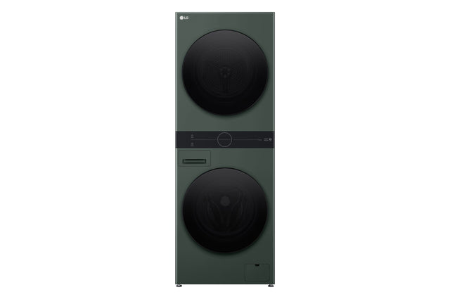 LG 12kg/10kg WashTower Stacked Washer Dryer Forest Green WWT-1210FGX | Greater Sydney Only