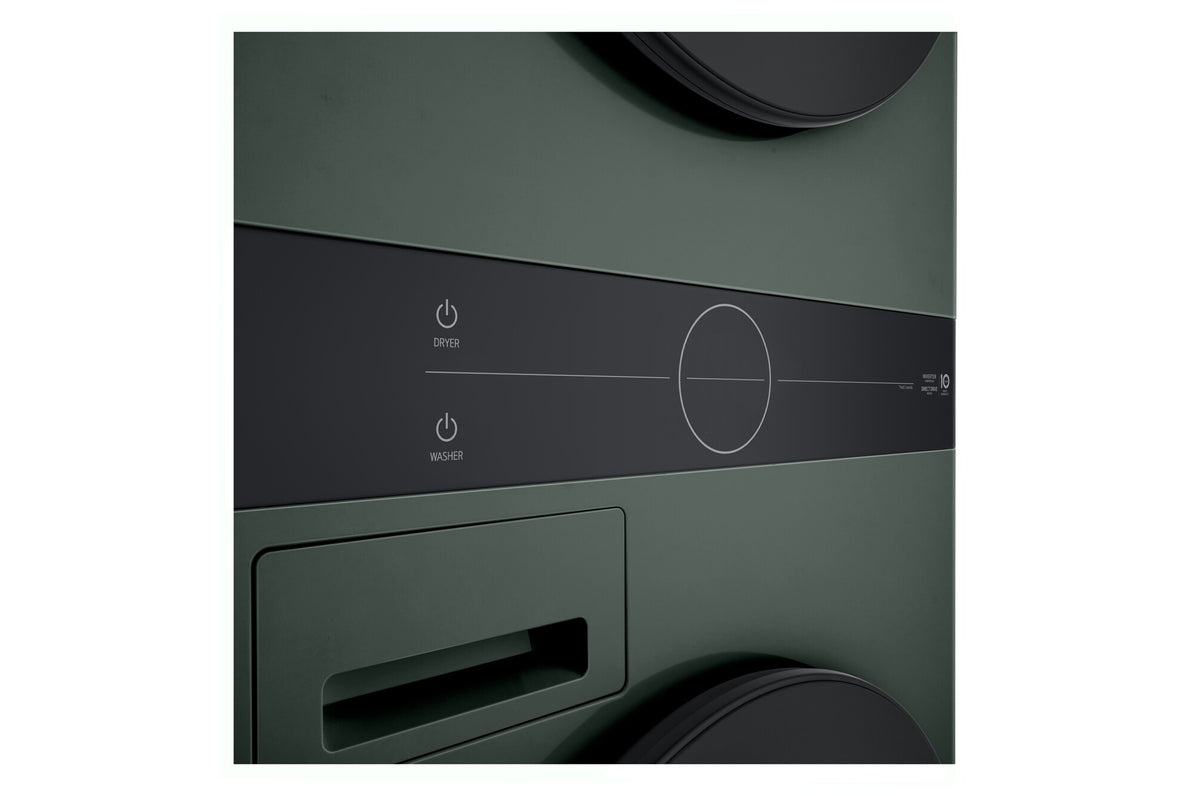 LG 12kg/10kg WashTower Stacked Washer Dryer Forest Green WWT-1210FGX | Greater Sydney Only