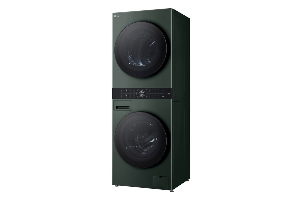LG 12kg/10kg WashTower Stacked Washer Dryer Forest Green WWT-1210FGX | Greater Sydney Only