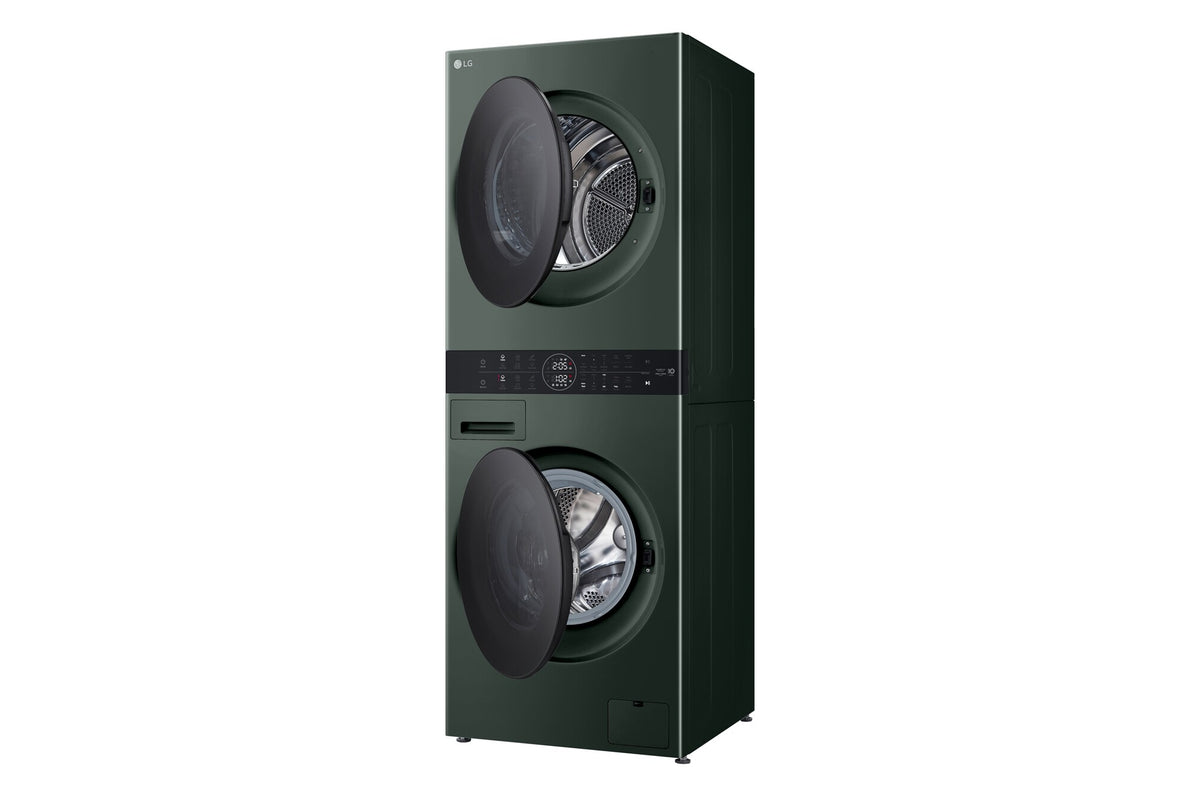 LG 12kg/10kg WashTower Stacked Washer Dryer Forest Green WWT-1210FGX | Greater Sydney Only