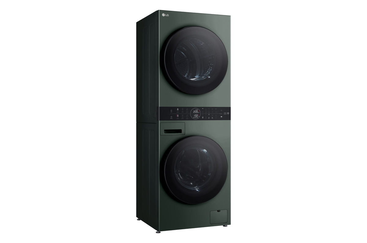 LG 12kg/10kg WashTower Stacked Washer Dryer Forest Green WWT-1210FGX | Greater Sydney Only
