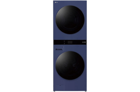 LG 19kg/10kg AI WashTower Stacked Washer Dryer Navy Blue WWT-1910BLX