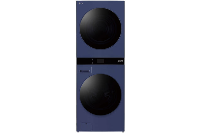 LG 19kg/10kg AI WashTower Stacked Washer Dryer Navy Blue WWT-1910BLX | Greater Sydney Only
