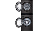 LG 19kg/10kg AI WashTower Stacked Washer Dryer Black WWT-1910BX | Greater Sydney Only