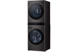 LG 19kg/10kg AI WashTower Stacked Washer Dryer Black WWT-1910BX | Greater Sydney Only
