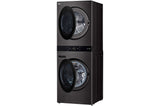 LG 19kg/10kg AI WashTower Stacked Washer Dryer Black WWT-1910BX | Greater Sydney Only