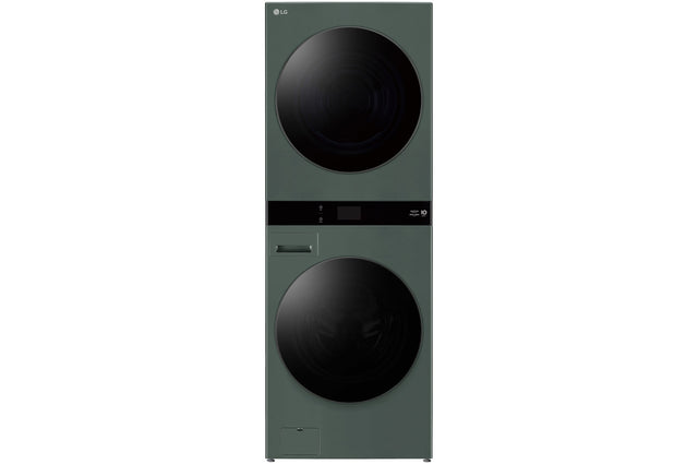 LG 19kg/10kg AI WashTower Stacked Washer Dryer Forest Green WWT-1910FGX | Greater Sydney Only
