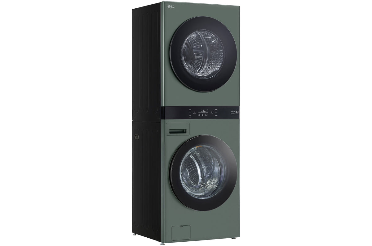 LG 19kg/10kg AI WashTower Stacked Washer Dryer Forest Green WWT-1910FGX | Greater Sydney Only